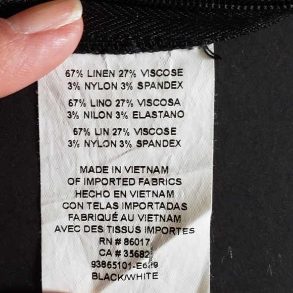 Bebe Mini Black & White Stripes Short (Size 8) - Picture 8 of 10